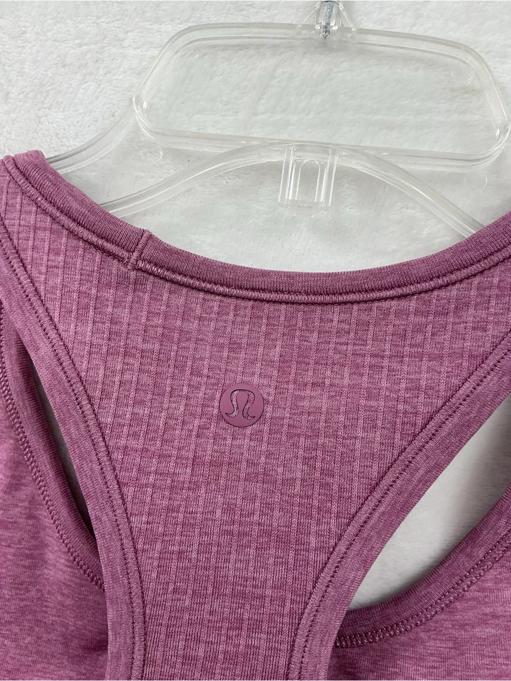 lululemon athletica Ribbed Cropped Tank - Mauve 1149